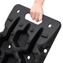 Tablas de tracción 2 unidades nailon negro 107x31x7 cm de vidaXL, Kits y herramientas de emergencia - Ref: Foro24-210771, Pre...