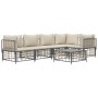 Juego de muebles de jardín 6 pzas cojines antracita ratán PE de vidaXL, Sofás de exterior - Ref: Foro24-3186752, Precio: 493,...