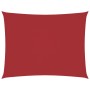 Toldo de vela rectangular tela Oxford rojo 3x4,5 m en Sombrillas | Comprar online en Foru.es