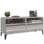 Mueble de TV madera contrachapada gris Sonoma 100x34,5x44,5 cm de vidaXL, Muebles TV - Ref: Foro24-831907, Precio: 68,67 €, D...