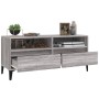 Mueble de TV madera contrachapada gris Sonoma 100x34,5x44,5 cm de vidaXL, Muebles TV - Ref: Foro24-831907, Precio: 68,67 €, D...
