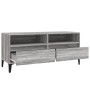 Mueble de TV madera contrachapada gris Sonoma 100x34,5x44,5 cm de vidaXL, Muebles TV - Ref: Foro24-831907, Precio: 68,67 €, D...