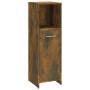 Armario de baño madera contrachapada roble ahumado 30x30x95 cm de vidaXL, Muebles de baño - Ref: Foro24-825837, Precio: 32,91...