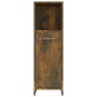 Armario de baño madera contrachapada roble ahumado 30x30x95 cm de vidaXL, Muebles de baño - Ref: Foro24-825837, Precio: 32,91...