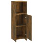 Armario de baño madera contrachapada roble ahumado 30x30x95 cm de vidaXL, Muebles de baño - Ref: Foro24-825837, Precio: 32,91...