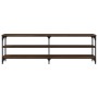 Mueble de TV madera contrachapada roble marrón 160x30x50 cm de vidaXL, Muebles TV - Ref: Foro24-826753, Precio: 70,14 €, Desc...