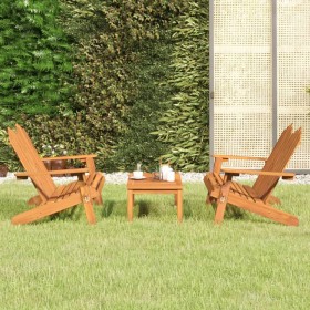 Juego de muebles de jardín Adirondack 3 piezas madera acacia de vidaXL, Conjuntos de jardín - Ref: Foro24-3152133, Precio: 34...