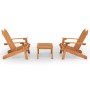 Juego de muebles de jardín Adirondack 3 piezas madera acacia de vidaXL, Conjuntos de jardín - Ref: Foro24-3152133, Precio: 34...