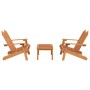 Juego de muebles de jardín Adirondack 3 piezas madera acacia de vidaXL, Conjuntos de jardín - Ref: Foro24-3152133, Precio: 34...