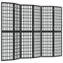 Biombo plegable con 6 paneles estilo japonés negro 240x170 cm de vidaXL, Divisores de ambientes - Ref: Foro24-352082, Precio:...