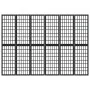 Biombo plegable con 6 paneles estilo japonés negro 240x170 cm de vidaXL, Divisores de ambientes - Ref: Foro24-352082, Precio:...
