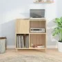 Mueble discos madera contrachapada roble Sonoma 84,5x38x89 cm de vidaXL, Almacenamiento para CD y DVD - Ref: Foro24-831992, P...