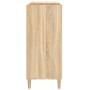 Mueble discos madera contrachapada roble Sonoma 84,5x38x89 cm de vidaXL, Almacenamiento para CD y DVD - Ref: Foro24-831992, P...