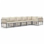 Juego de muebles de jardín 6 pzas cojines antracita ratán PE de vidaXL, Sofás de exterior - Ref: Foro24-3186754, Precio: 515,...