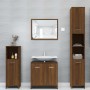 Armario de baño madera contrachapada roble marrón 30x30x95 cm de vidaXL, Muebles de baño - Ref: Foro24-825839, Precio: 37,49 ...