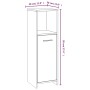 Armario de baño madera contrachapada roble marrón 30x30x95 cm de vidaXL, Muebles de baño - Ref: Foro24-825839, Precio: 37,49 ...