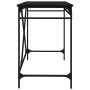 Escritorio de hierro y madera contrachapada negro 100x50x75 cm de vidaXL, Escritorios - Ref: Foro24-826719, Precio: 95,78 €, ...