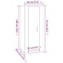 Mueble para TV de pared blanco 40x34,5x100 cm de vidaXL, Muebles TV - Ref: Foro24-816680, Precio: 58,83 €, Descuento: %