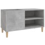 Mueble discos madera contrachapada gris hormigón 84,5x38x48 cm de vidaXL, Almacenamiento para CD y DVD - Ref: Foro24-831945, ...