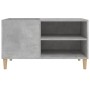 Mueble discos madera contrachapada gris hormigón 84,5x38x48 cm de vidaXL, Almacenamiento para CD y DVD - Ref: Foro24-831945, ...