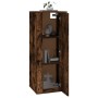 Mueble para TV de pared roble ahumado 40x34,5x100 cm de vidaXL, Muebles TV - Ref: Foro24-816685, Precio: 50,18 €, Descuento: %