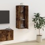 Mueble para TV de pared roble ahumado 40x34,5x100 cm de vidaXL, Muebles TV - Ref: Foro24-816685, Precio: 50,18 €, Descuento: %