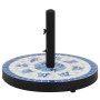 Base de sombrilla redonda azul y blanco 12 kg de vidaXL, Bases para sombrillas - Ref: Foro24-362221, Precio: 76,39 €, Descuen...