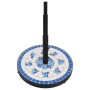 Base de sombrilla redonda azul y blanco 12 kg de vidaXL, Bases para sombrillas - Ref: Foro24-362221, Precio: 76,39 €, Descuen...