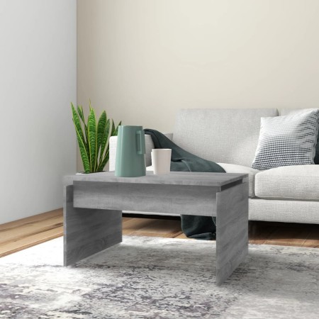 Mesa de centro madera contrachapada gris Sonoma 68x50x38 cm de vidaXL, Mesas de centro - Ref: Foro24-825841, Precio: 41,71 €,...