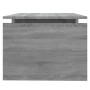 Mesa de centro madera contrachapada gris Sonoma 68x50x38 cm de vidaXL, Mesas de centro - Ref: Foro24-825841, Precio: 41,71 €,...