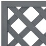 Jardineras con enrejado 2 unidades WPC gris 65x33x135 cm de vidaXL, Maceteros y jardineras - Ref: Foro24-3154899, Precio: 305...