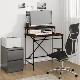 Escritorio de hierro y madera contrachapada Sonoma 80x50x90 cm de vidaXL, Escritorios - Ref: Foro24-826708, Precio: 53,88 €, ...