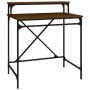 Escritorio de hierro y madera contrachapada Sonoma 80x50x90 cm de vidaXL, Escritorios - Ref: Foro24-826708, Precio: 54,29 €, ...