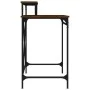 Escritorio de hierro y madera contrachapada Sonoma 80x50x90 cm de vidaXL, Escritorios - Ref: Foro24-826708, Precio: 53,88 €, ...