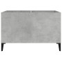 Mueble discos madera contrachapada gris hormigón 74,5x38x48 cm de vidaXL, Almacenamiento para CD y DVD - Ref: Foro24-831969, ...
