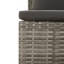 Set de muebles de jardín 3 pzas y cojines ratán sintético gris de vidaXL, Conjuntos de jardín - Ref: Foro24-362692, Precio: 2...