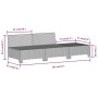 Set de muebles de jardín 3 pzas y cojines ratán sintético gris de vidaXL, Conjuntos de jardín - Ref: Foro24-362692, Precio: 2...