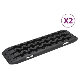 Traction boards 2 units black nylon 106x30.5x7 cm by vidaXL, Emergency kits and tools - Ref: Foro24-210774, Price: 93,01 €, D...