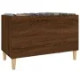 Mueble discos madera contrachapada roble marrón 74,5x38x48 cm de vidaXL, Almacenamiento para CD y DVD - Ref: Foro24-831964, P...