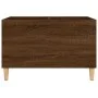 Mueble discos madera contrachapada roble marrón 74,5x38x48 cm de vidaXL, Almacenamiento para CD y DVD - Ref: Foro24-831964, P...