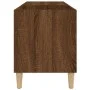 Mueble discos madera contrachapada roble marrón 84,5x38x48 cm de vidaXL, Almacenamiento para CD y DVD - Ref: Foro24-831948, P...