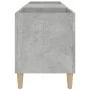 Concrete gray plywood disc cabinet 121x38x48 cm by vidaXL, CD and DVD storage - Ref: Foro24-831929, Price: 63,32 €, Discount: %