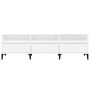 Mueble de TV madera contrachapada blanco brillo 150x30x44,5 cm de vidaXL, Muebles TV - Ref: Foro24-831919, Precio: 83,21 €, D...