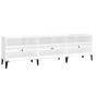 Mueble de TV madera contrachapada blanco brillo 150x30x44,5 cm de vidaXL, Muebles TV - Ref: Foro24-831919, Precio: 83,21 €, D...