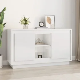 Bright white plywood sideboard 102x35x60 cm by vidaXL, Sideboards - Ref: Foro24-831879, Price: 128,25 €, Discount: %