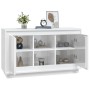 Aparador de madera contrachapada blanco brillante 102x35x60 cm de vidaXL, Aparadores - Ref: Foro24-831879, Precio: 130,70 €, ...