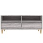 Mueble de TV madera contrachapada gris Sonoma 100x34,5x44,5 cm de vidaXL, Muebles TV - Ref: Foro24-831899, Precio: 66,88 €, D...