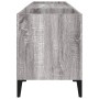 Mueble para discos madera contrachapada gris sonoma 121x38x48cm de vidaXL, Almacenamiento para CD y DVD - Ref: Foro24-831939,...