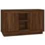 Aparador madera contrachapada marrón roble 102x35x60 cm de vidaXL, Aparadores - Ref: Foro24-831884, Precio: 94,28 €, Descuent...