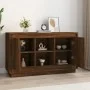 Aparador madera contrachapada marrón roble 102x35x60 cm de vidaXL, Aparadores - Ref: Foro24-831884, Precio: 92,66 €, Descuent...